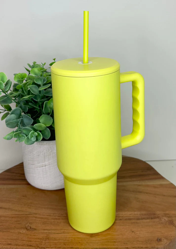 Banana Jamma Yellow, Custom 40oz Tumbler Sublimation or UVDTF