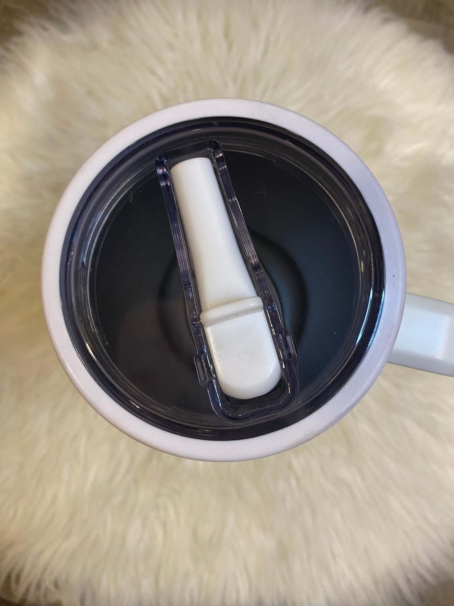 White, Custom 40oz Sipper Tumbler UVDTF or Sublimation