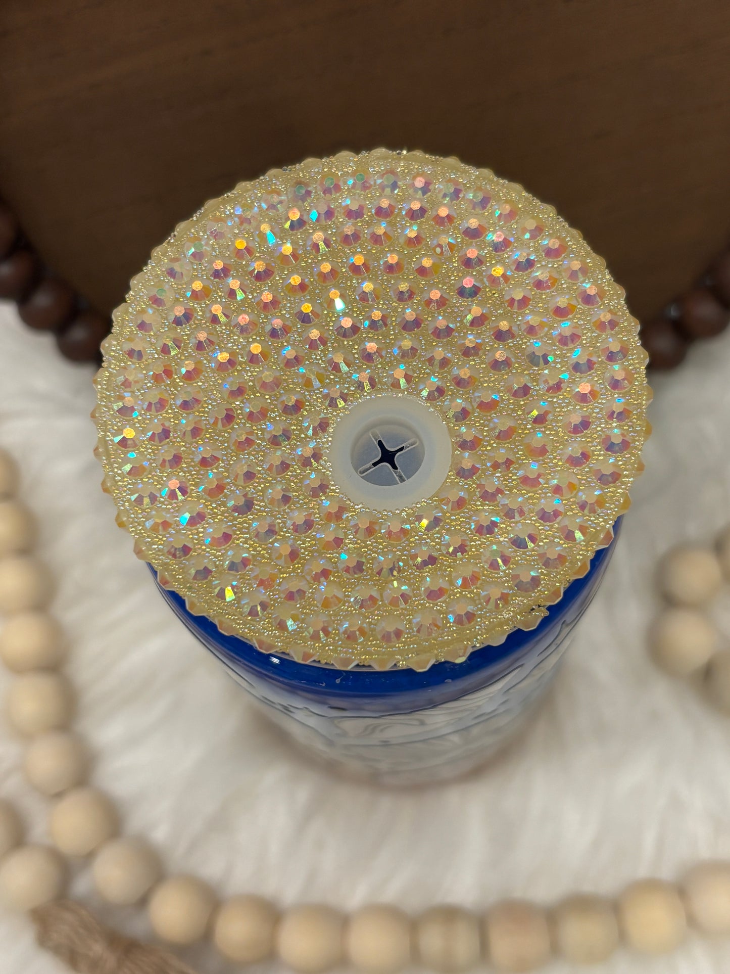 Salty Beach Seashells Snowglobe Cup