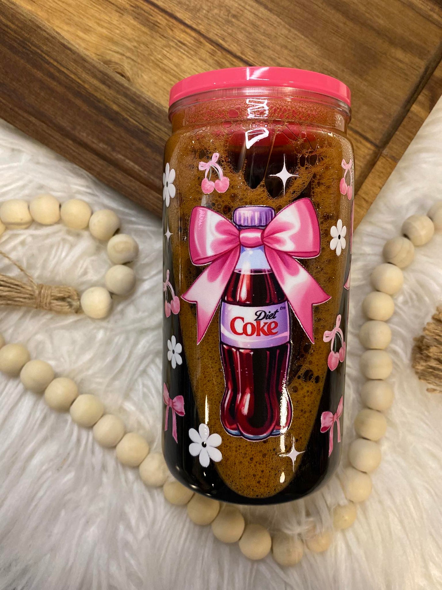 Diet Coke Snow Globe Cup
