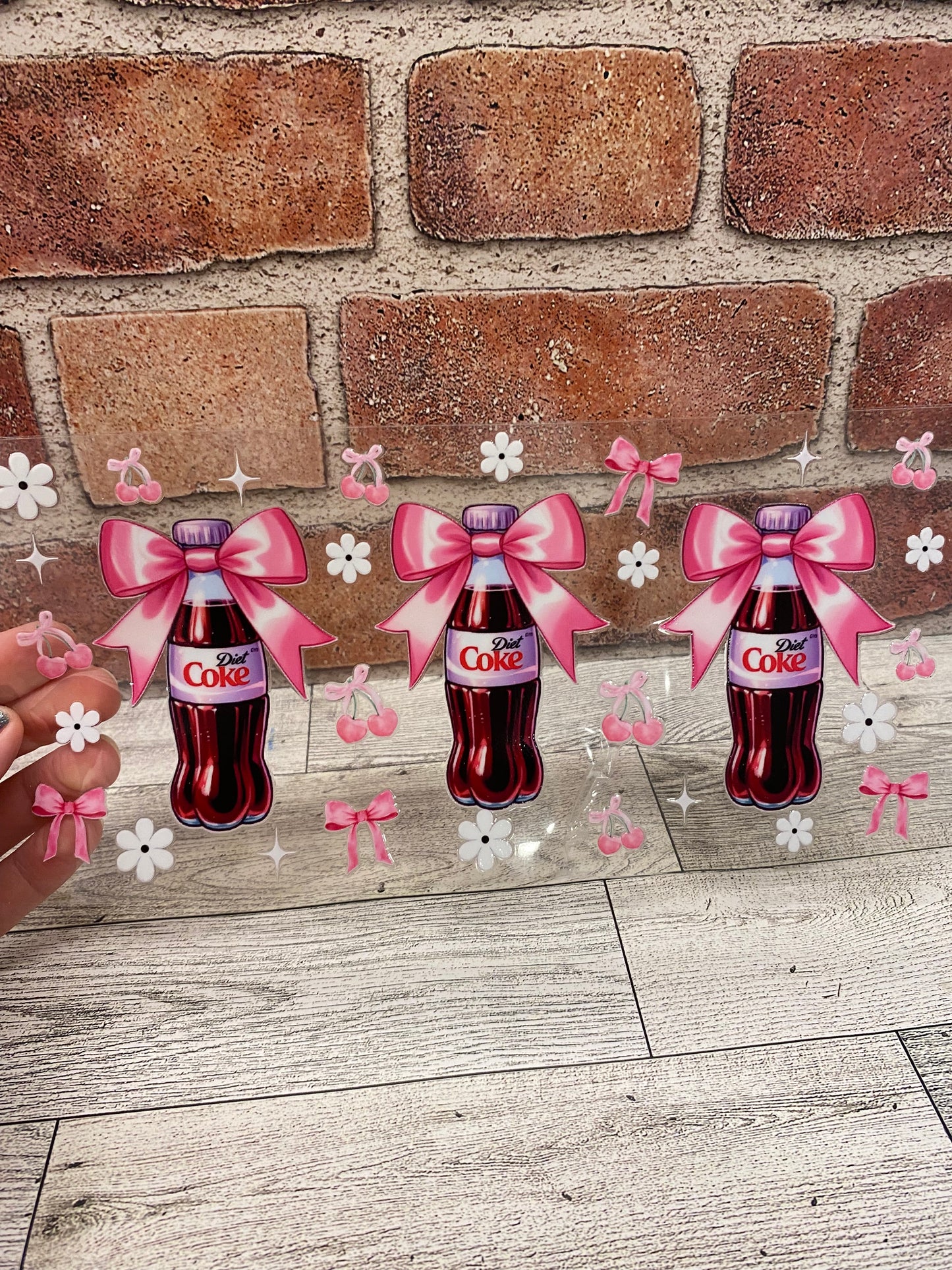 Diet Coke Tumbler or Glass Can UV DTF wrap - MUST BUY CUP