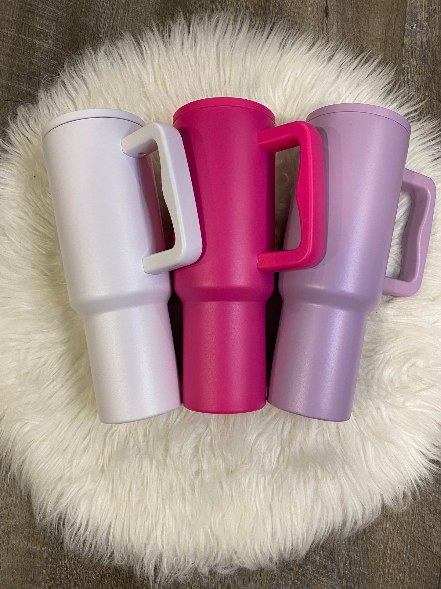 Hot Pink, Custom 40oz Tumbler Sublimation or UVDTF