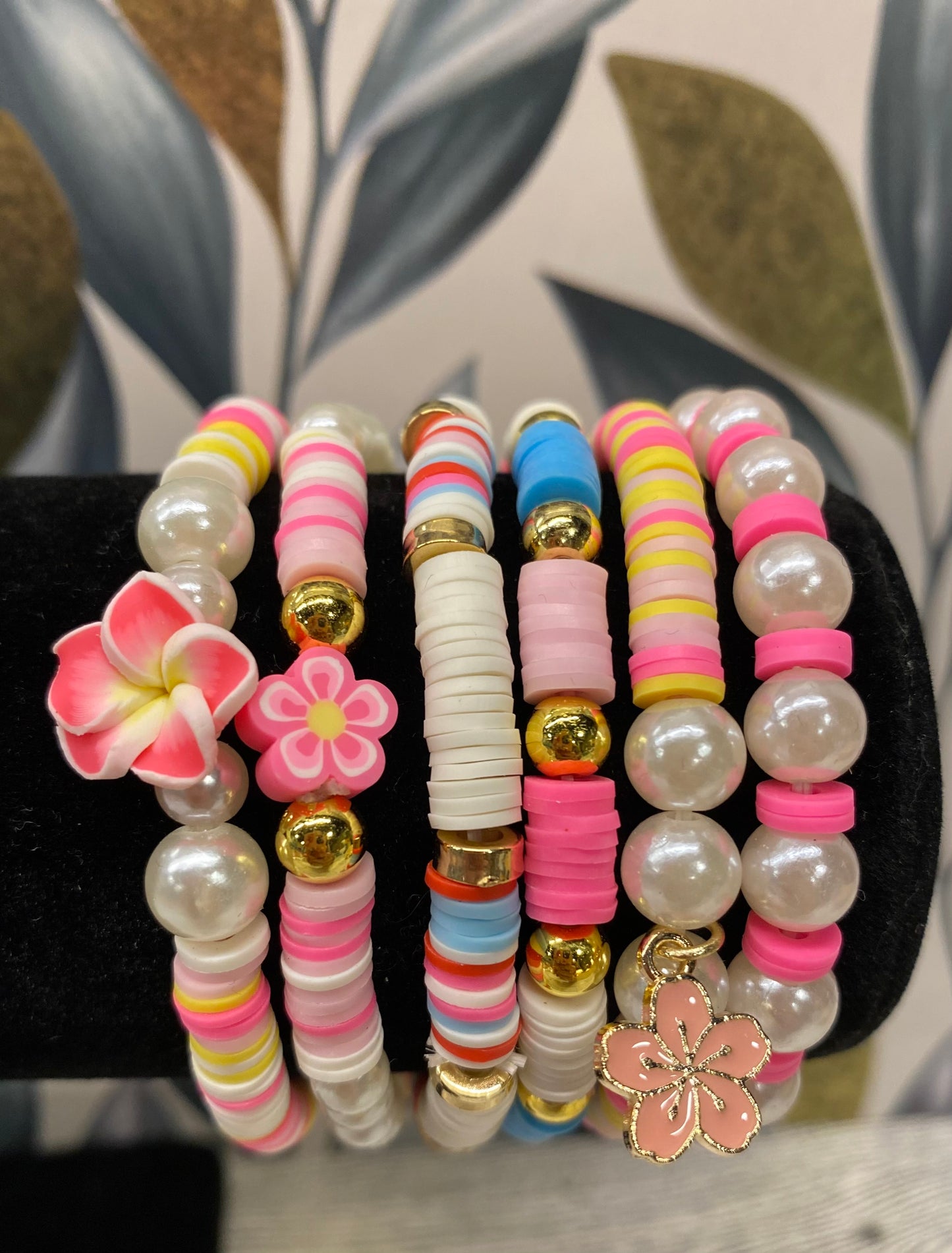 Tropical Rays Clay Bracelets