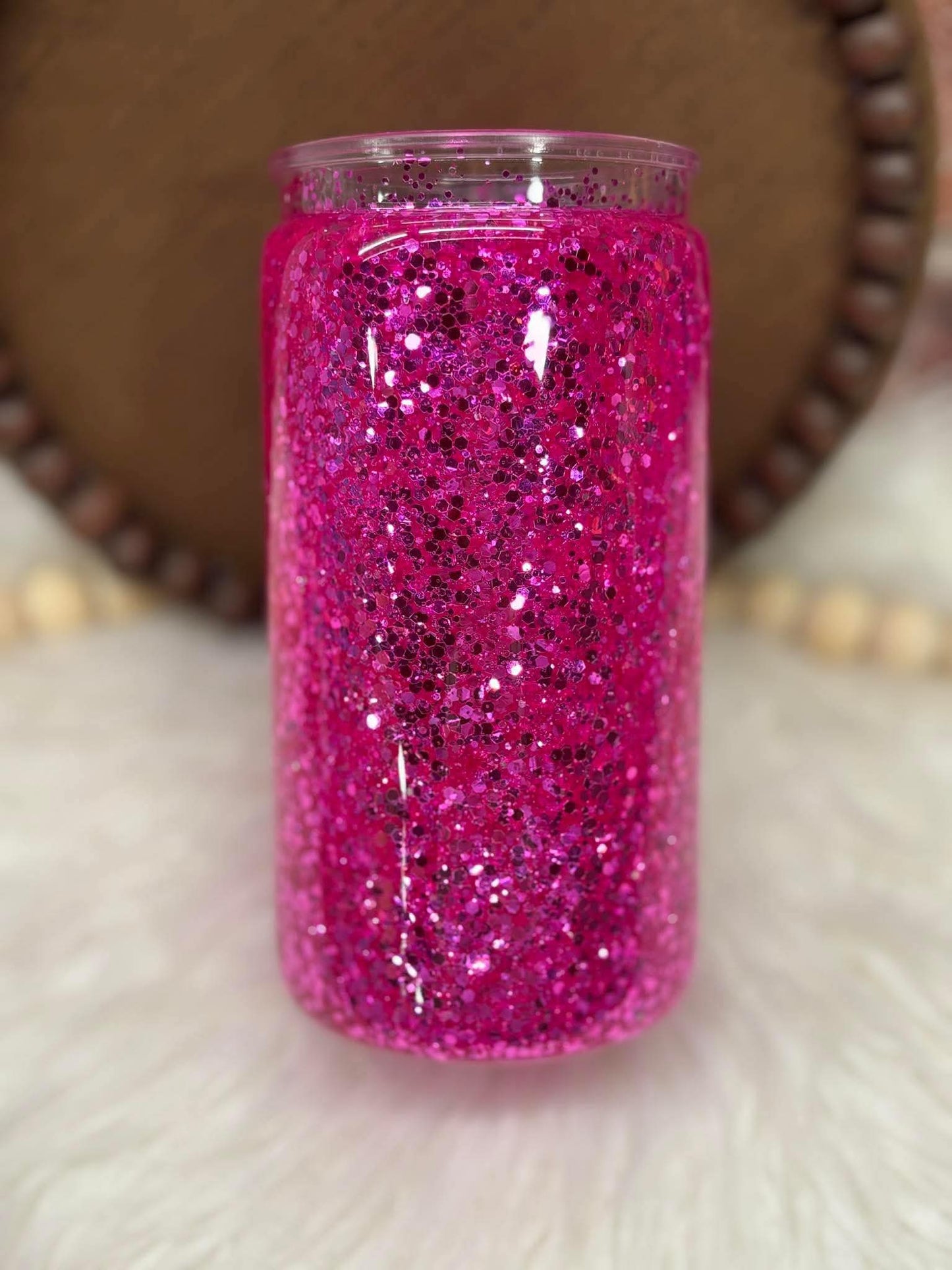 Customize Dolce Vita Glitter Snowglobe Cup