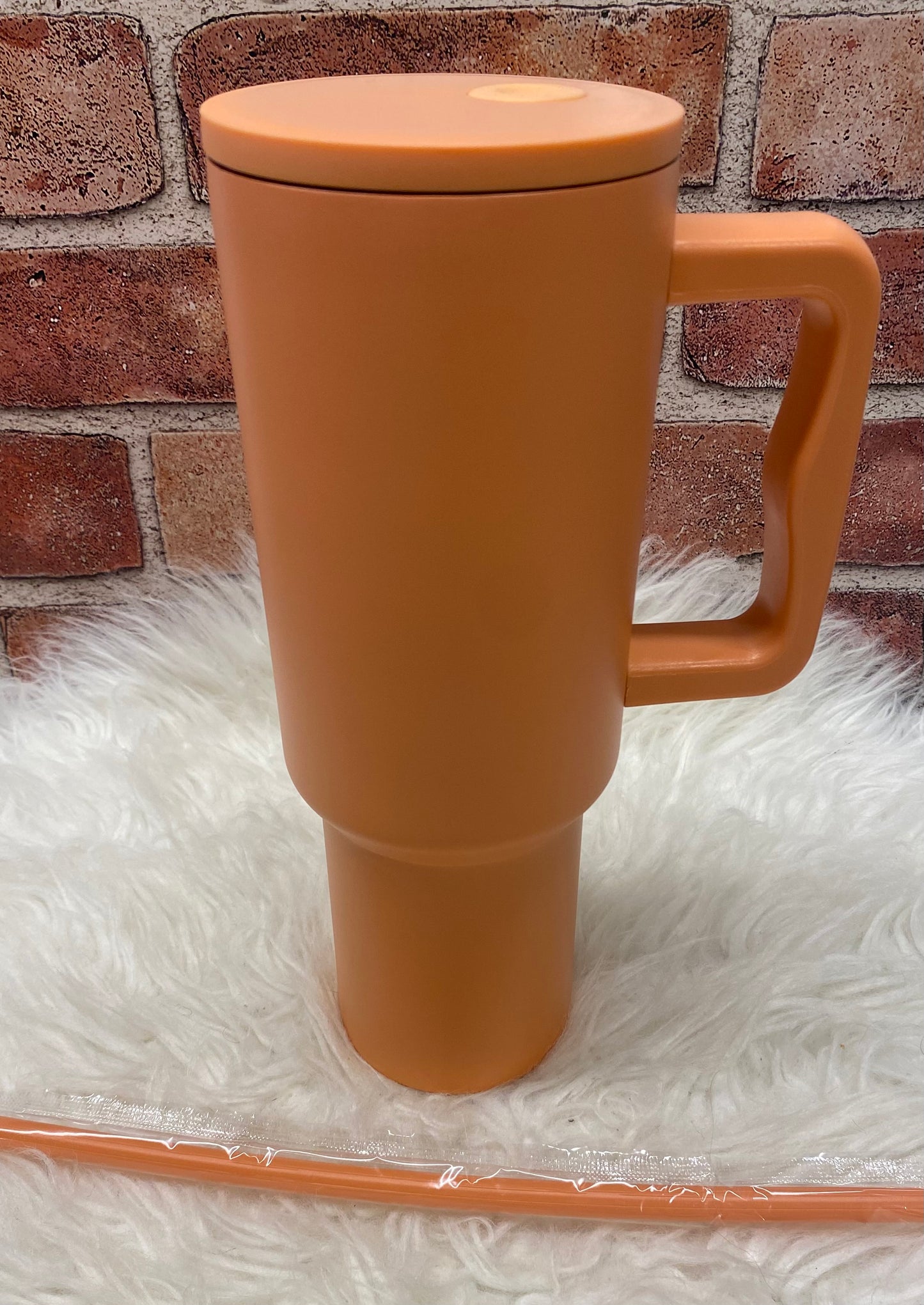 Sherbert Orange, Custom 40oz Tumbler Sublimation or UVDTF