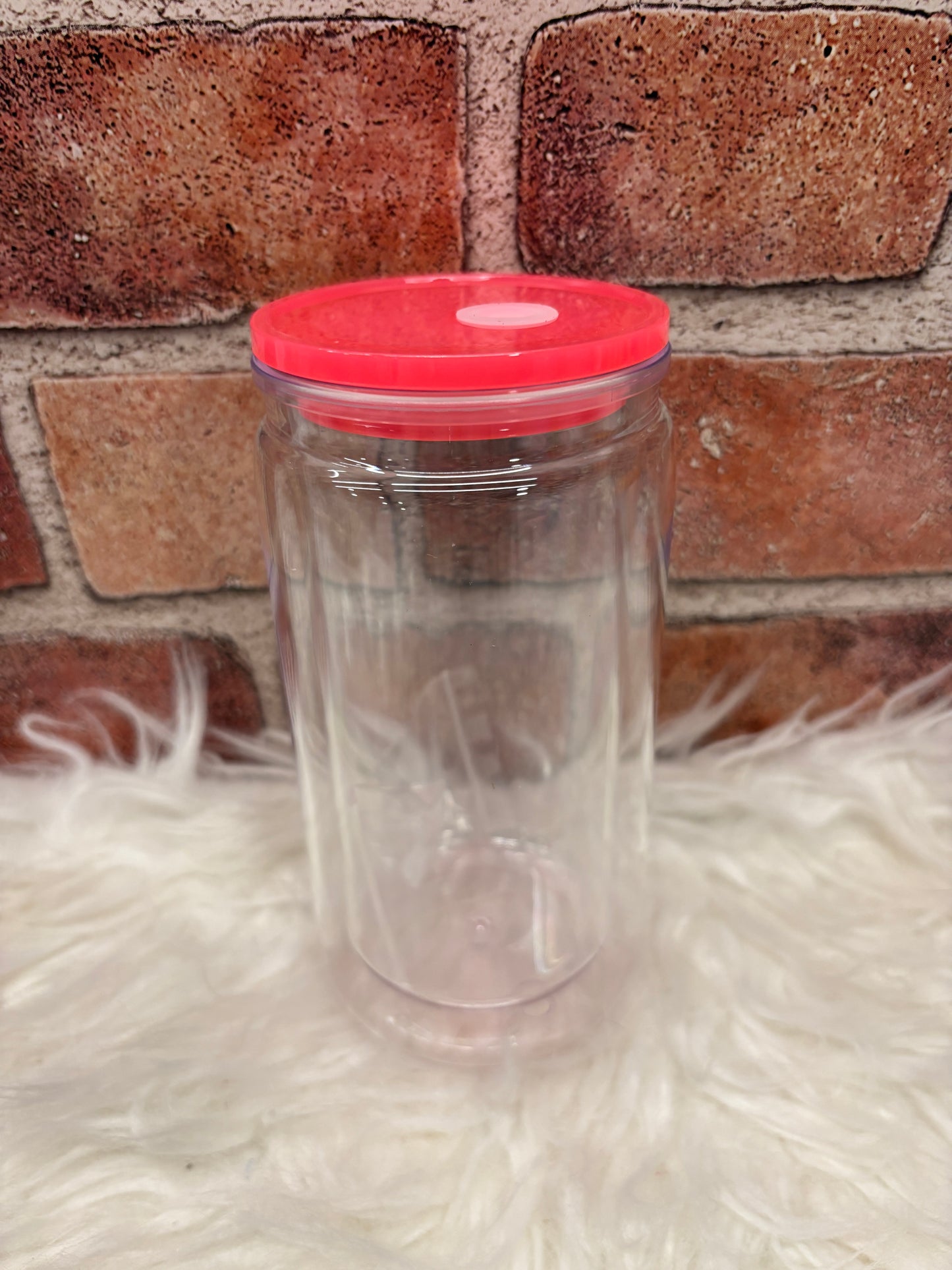 Hot Pink Custom Snowglobe Cup Blank