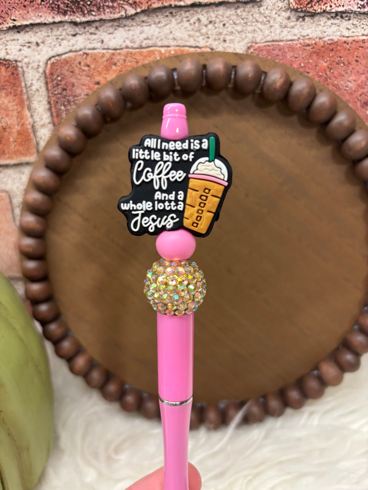 All I need is silicone beaded ballpoint ink pen