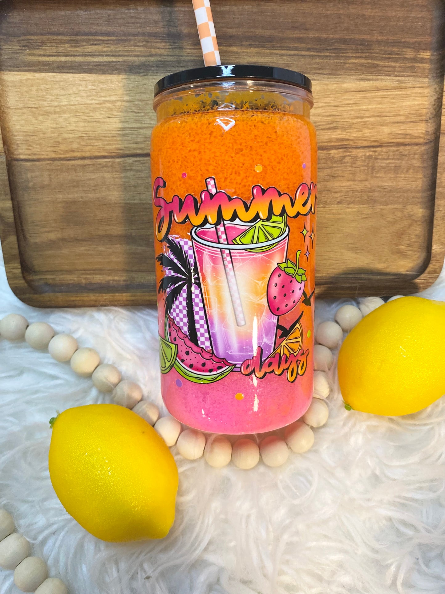 Summer Slushie Snow Globe Cup