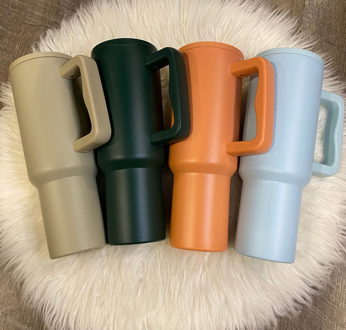 Sherbert Orange, Custom 40oz Tumbler Sublimation or UVDTF