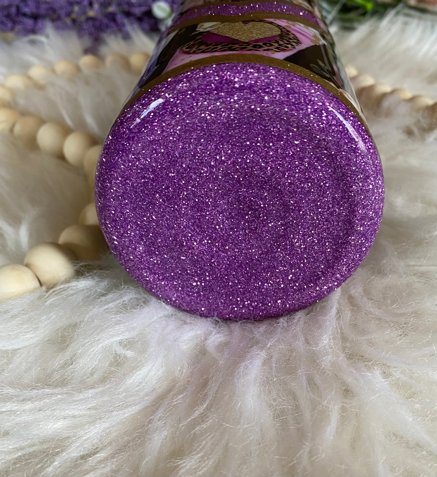 Mama Needs Coffee Insulated 20oz Skinny Epoxy-Free Glitter Tumbler