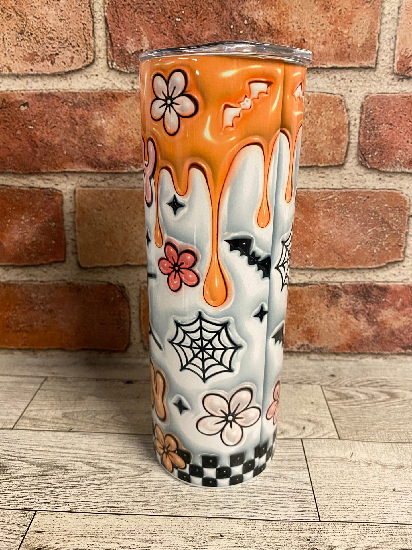 Spooky Season 3D Insulated 20oz Skinny Tumbler