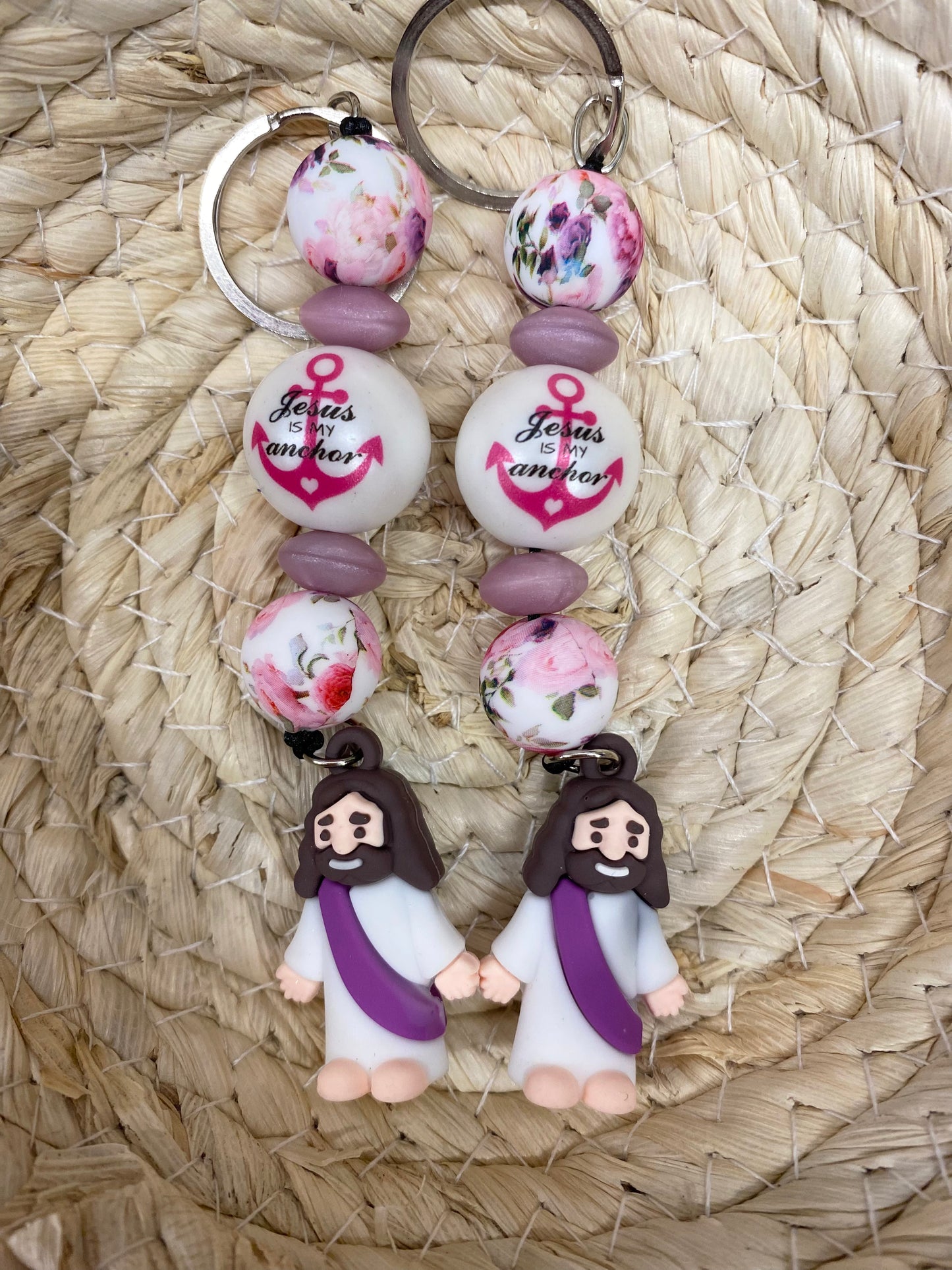 Jesus is my Anchor Keychain