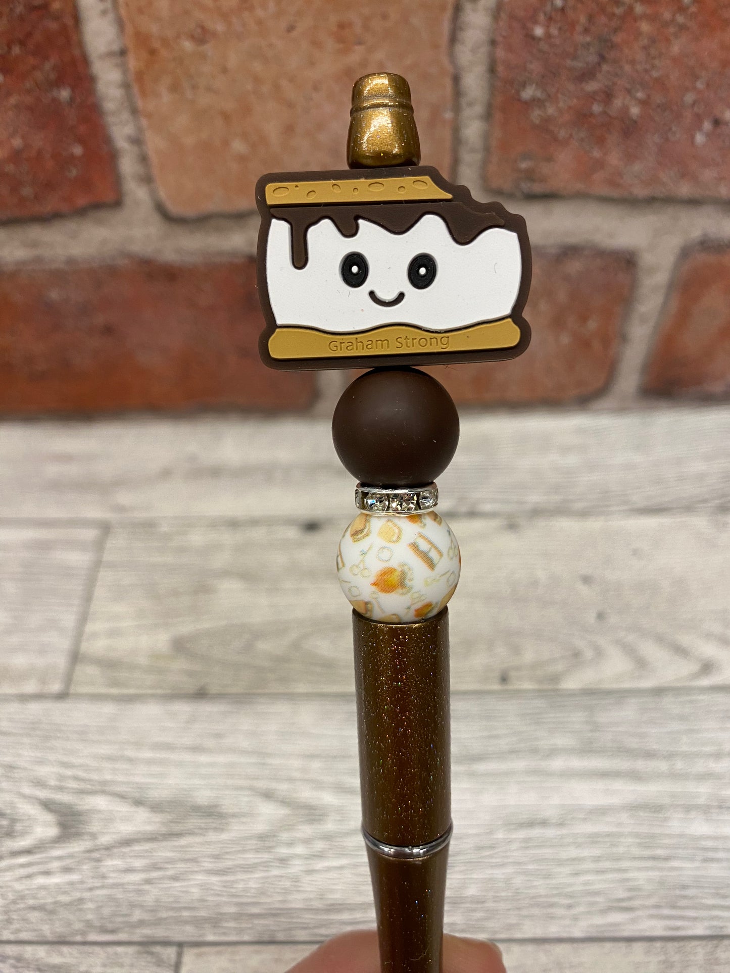 Graham Strong S’mores silicone beaded ballpoint ink pen