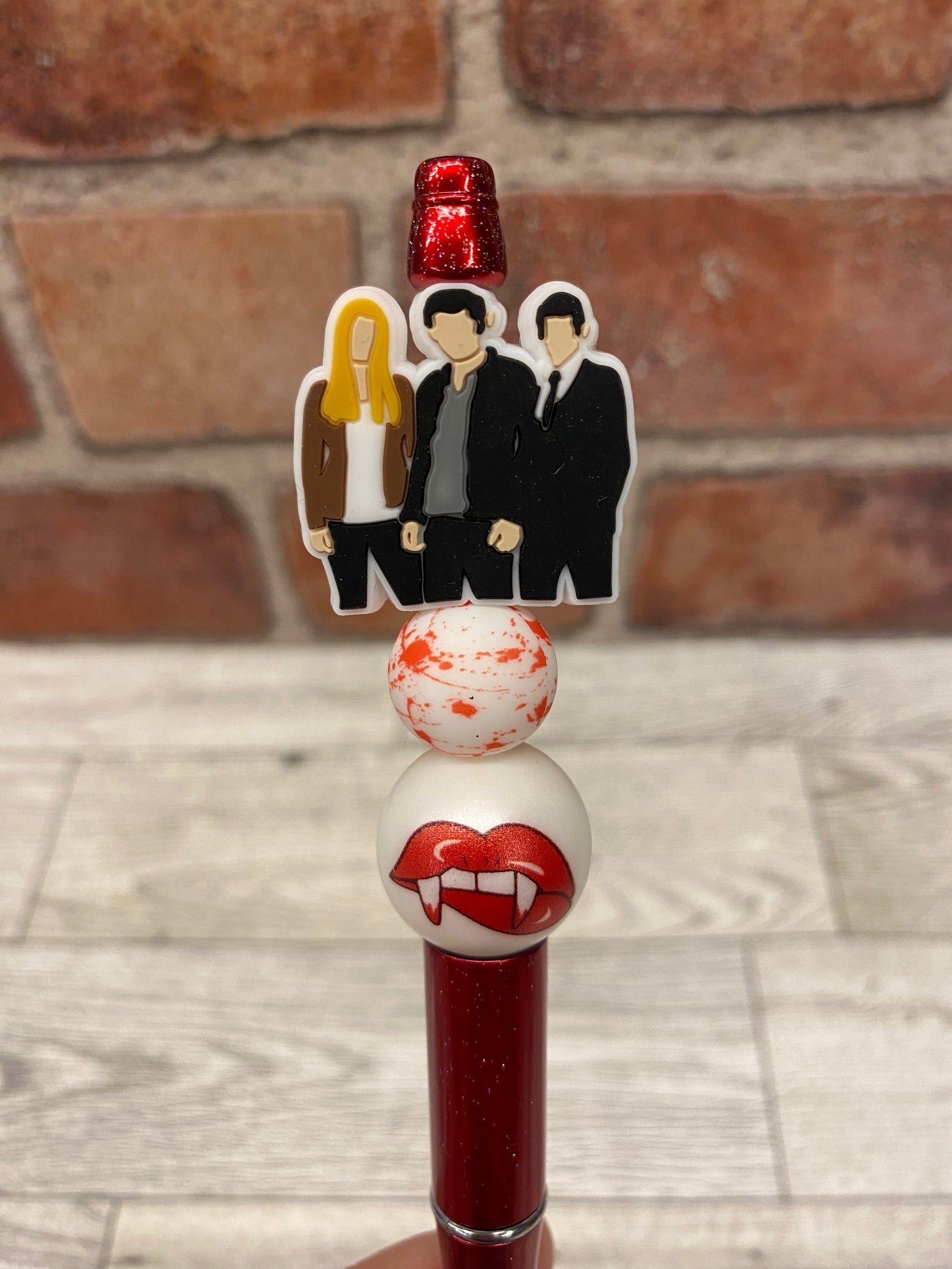 Originals silicone beaded ballpoint ink pen