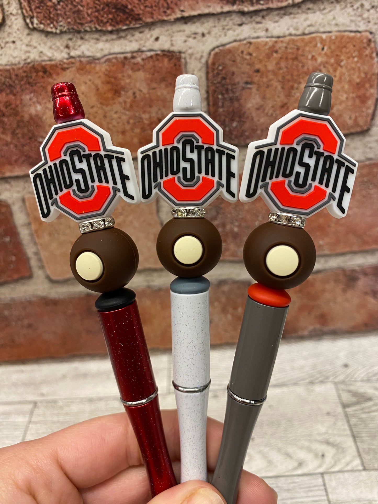 OHIO silicone beaded ballpoint ink pen