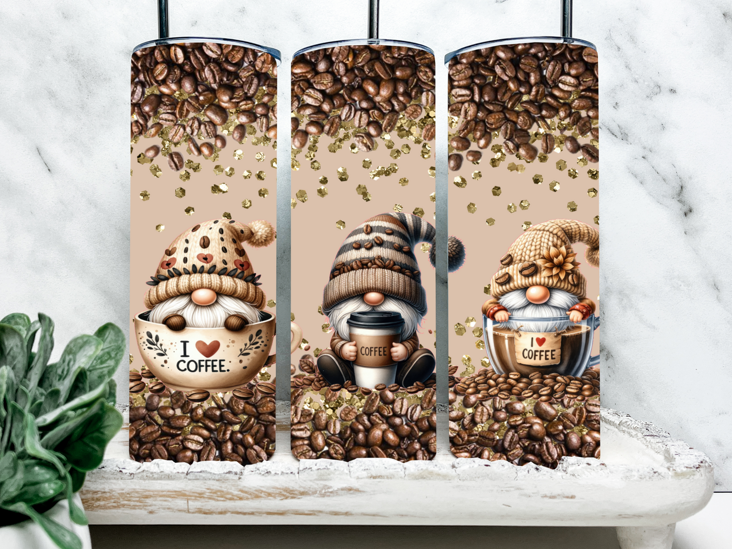 I love Coffee Gnome Insulated 20oz Skinny Tumbler