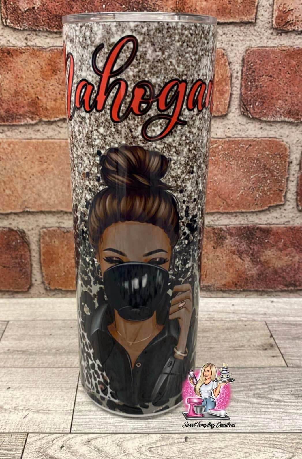 Customize 20oz Skinny insulated double wall sublimation tumbler, no topper!