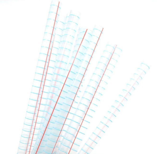 School Paper Reusable Plastic Straws