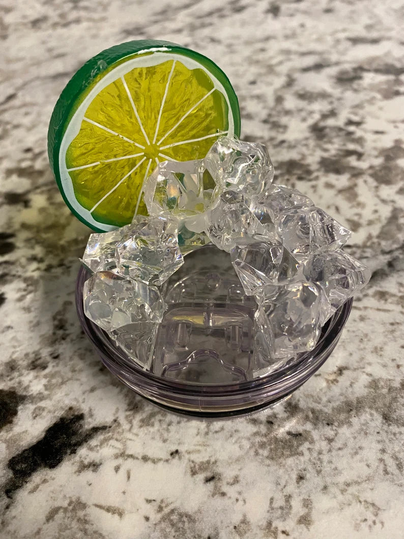 Lime ice topper insulated 20oz skinny Tumbler