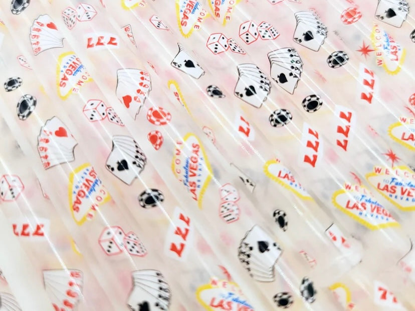 Last Vegas Reusable Plastic Straws