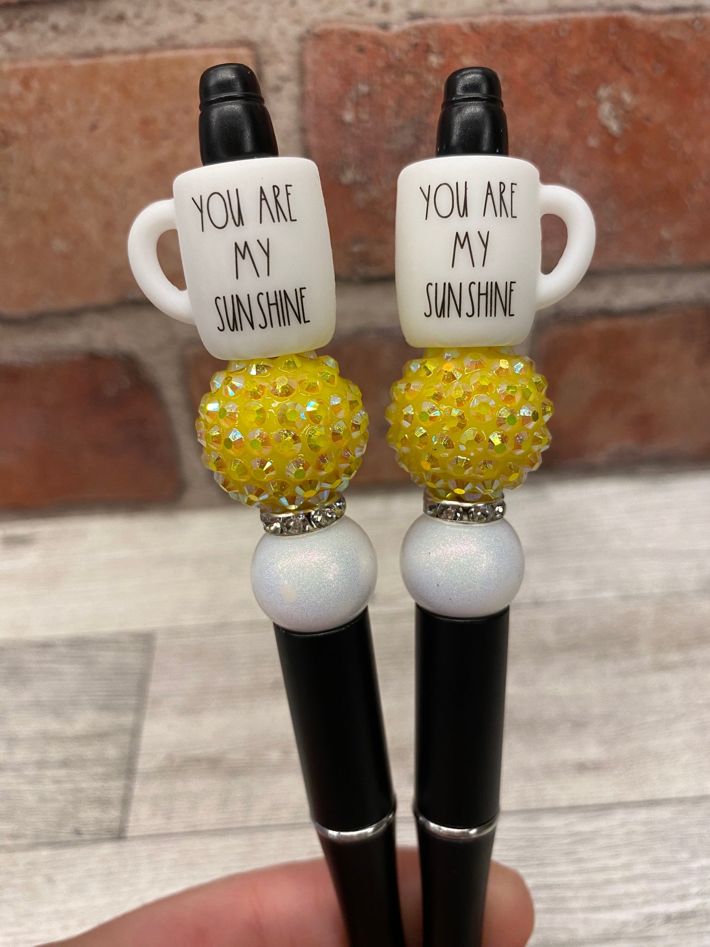 You are my Sunshine Mug silicone beaded ballpoint ink pen