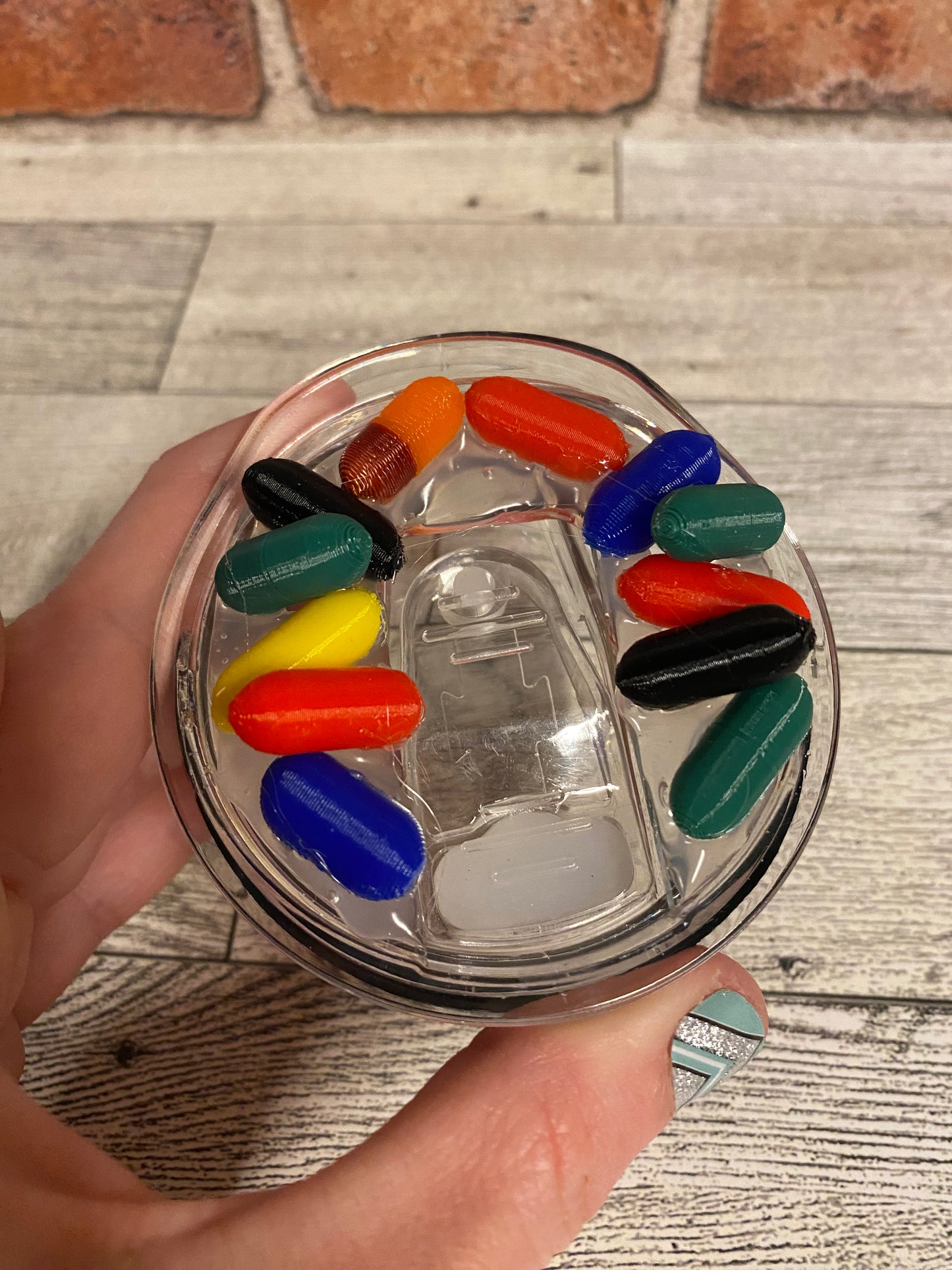 Fuckitol Medicine Prescription Pill Bottle RX pharmacy 20oz Insulated Skinny Tumbler
