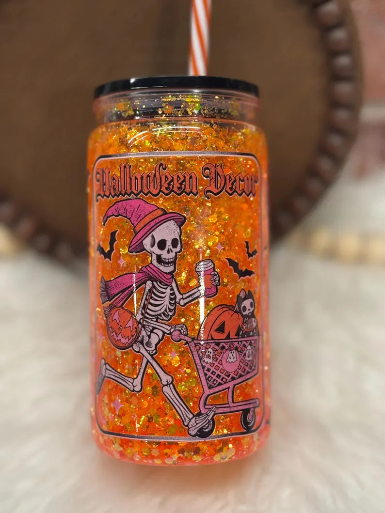 Halloween Decor Snowglobe Cup