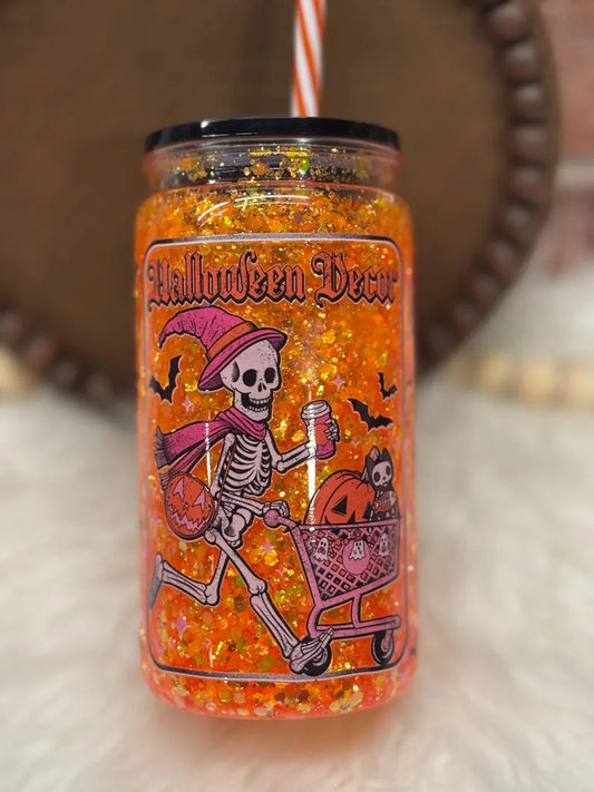 Halloween Decor Snowglobe Cup