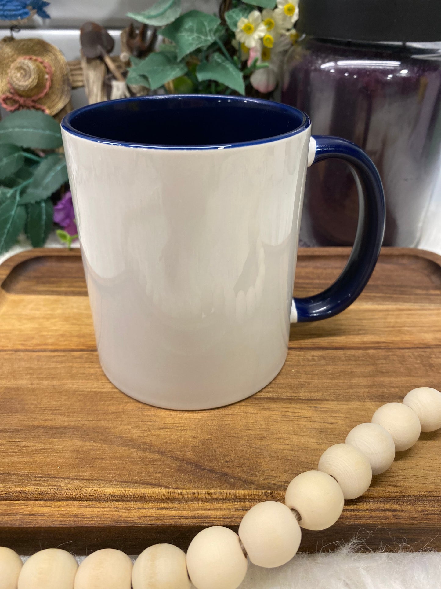 Dark Blue, Custom 11oz Sublimation or UVDTF Mug
