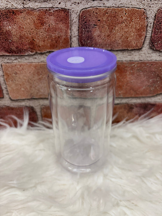 Purple Custom Snowglobe Cup Blank