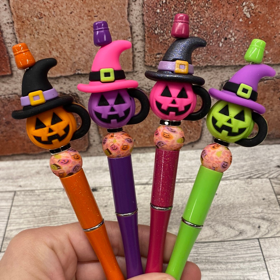 Pumpkin Mug silicone beaded ink pen