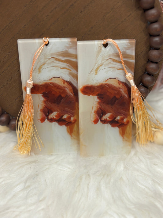 Jesus Reaching Out Acrylic Bookmark