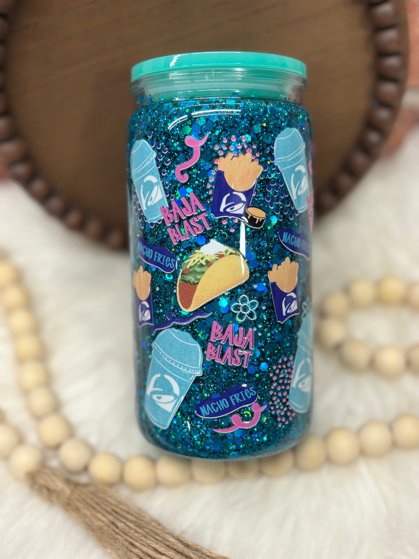 Baja Blast & Nacho Fries Snowglobe Cup
