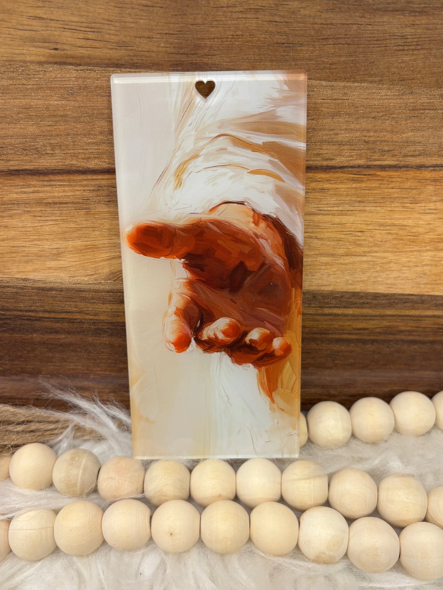 Jesus Reaching Out Acrylic Bookmark