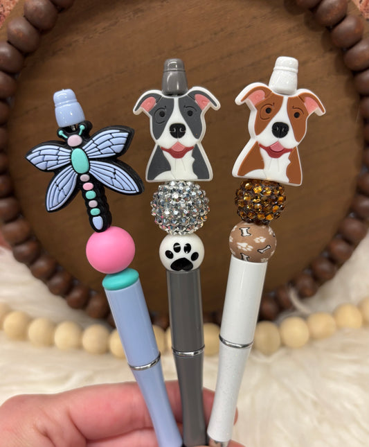 Custom listing for Brooke silicone beaded ballpoint ink pen