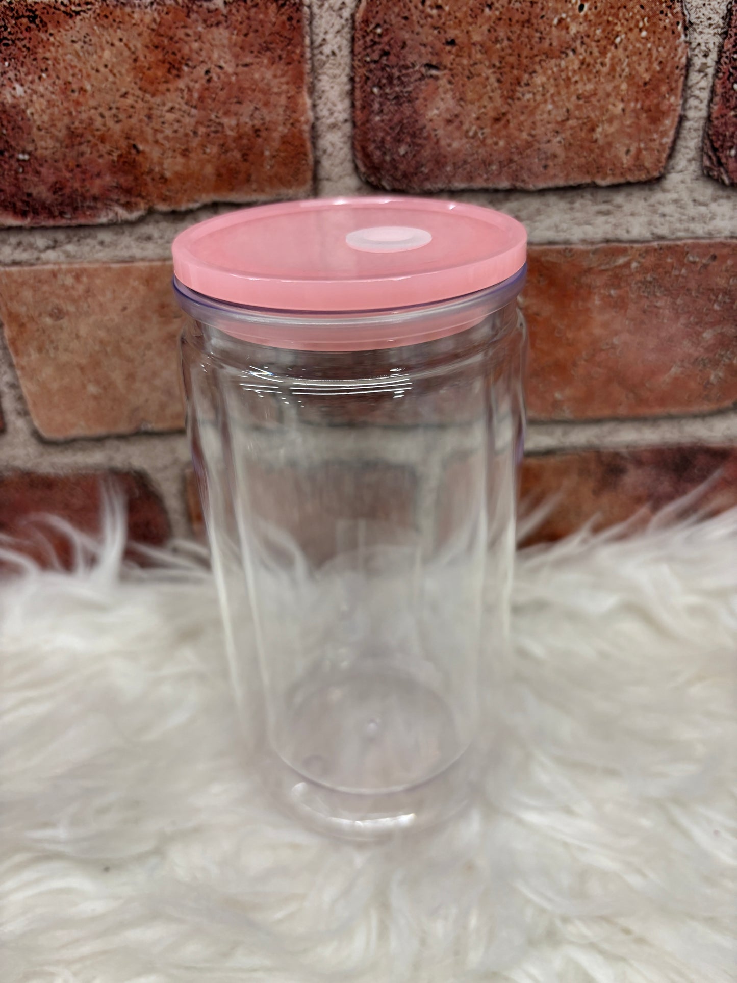 Pink Custom Snowglobe Cup Blank