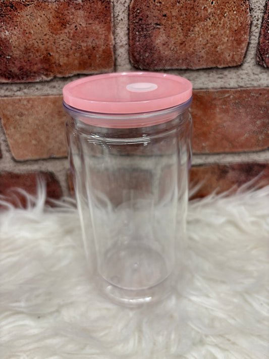 Pink Custom Snowglobe Cup Blank