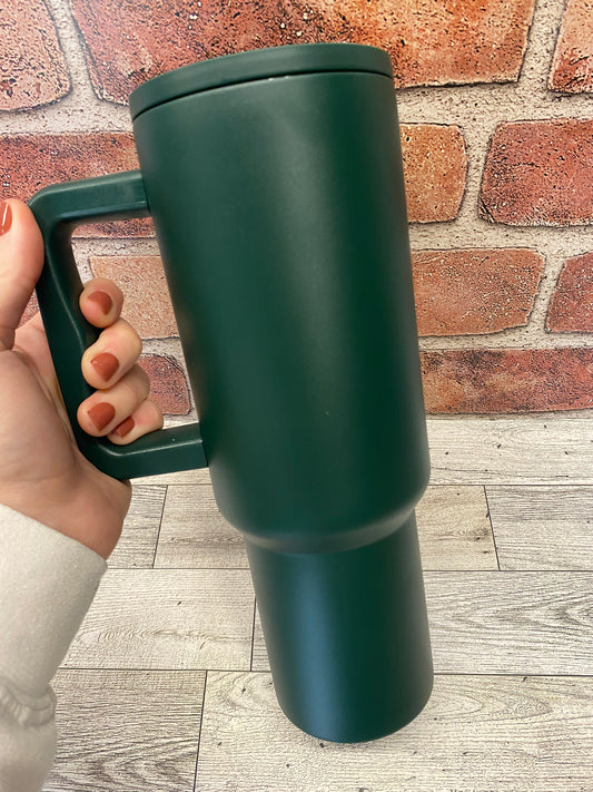 Pine Green, Custom 40oz Tumbler Sublimation or UVDTF