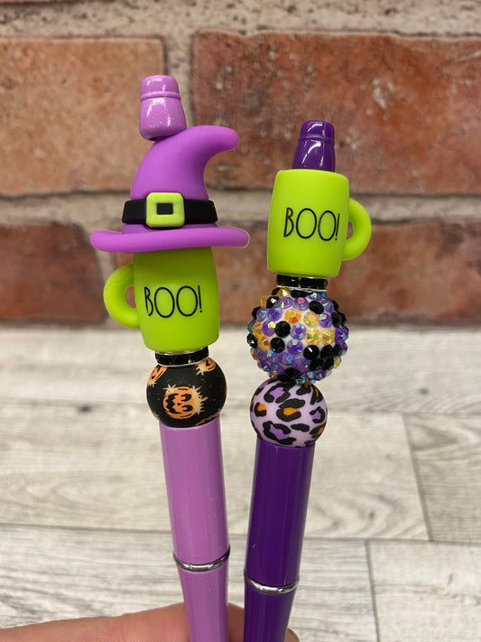 Boo Mug silicone beaded ballpoint ink pen