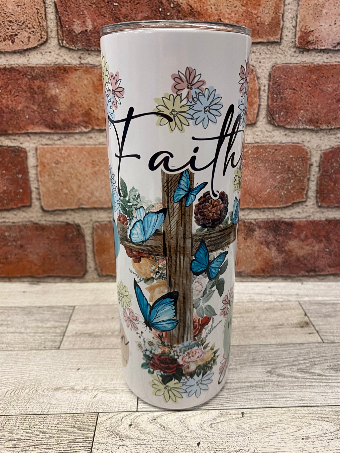 Faith Christian insulated 20oz skinny Tumbler