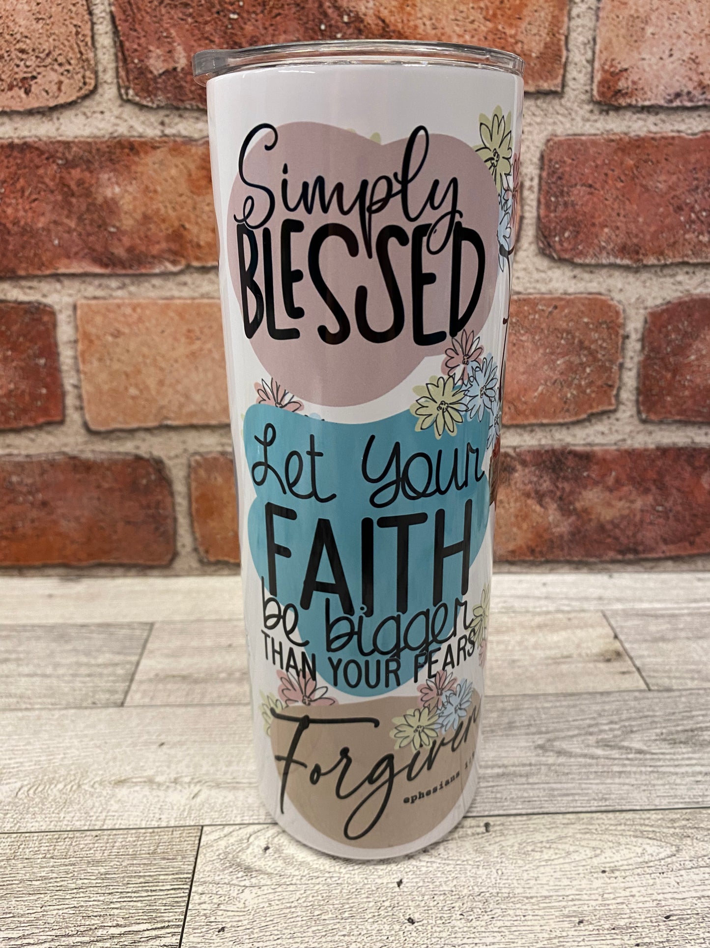 Faith Christian insulated 20oz skinny Tumbler